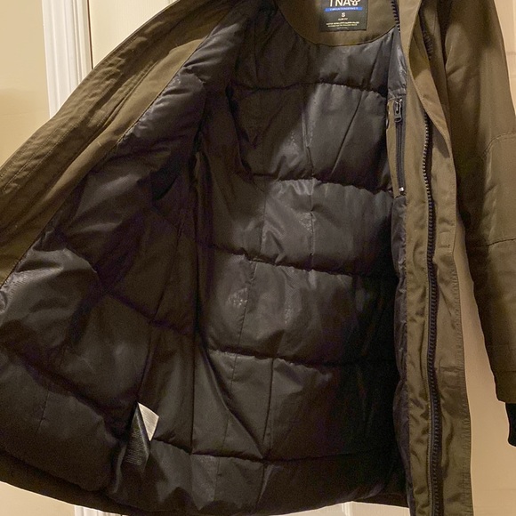 TNA Dark Olive Green Bancroft Parka Winter Ski Jacket - Picture 9 of 16